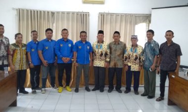 Pengurus DPD KNPI Kabupaten Labuhanbatu berkunjung ke Kantor Forum Kewaspadaan Dini Masyarakat ( FKDM ) Kabupaten Labuhanbatu