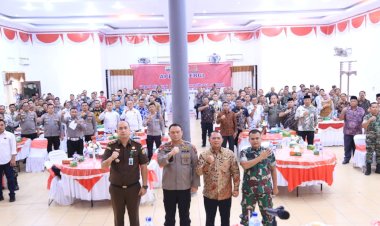 Bupati Labuhanbatu Ikuti Zoom Meeting Apel Sinergi Tiga Pilar