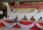 Polresta Deli Serdang Gelar Konferensi Pers Penindakan Genk Motor Yang Meresahkan Masyarakat.