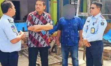 Rutan Kelas 1 Medan di Kunjungi Parlindungan Purba