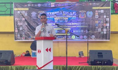 Kopdargab All Biker Labuhanbatu Raya, Ini Pesan Ketua KNPI.