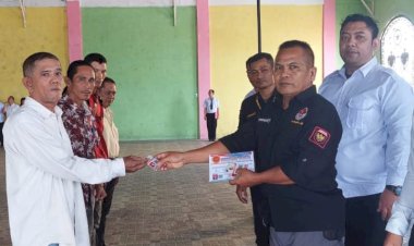 Bacaleg Partai Perindo DPRD Kota Medan Mengikuti Upaca Bendera Bersama LRPPN