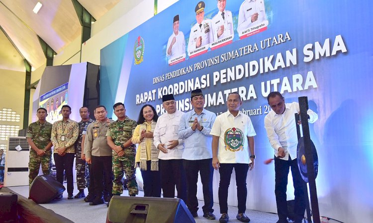 Gubernur Edy Rahmayadi Buka Rakor Pendidikan SMA se-Sumut di Tapteng "Motivasi Guru untuk Jadi Teladan Setiap Saat"