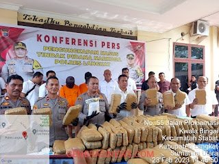 SAT NARKOBA Polres Langkat Kembali Berhasi Ungkap Kasus Narkoba