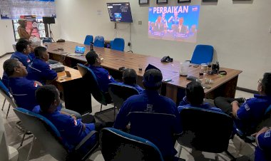 DPC Demokrat Kota Medan Nobar Konferensi Pers Dan Dialog Perbaikan Dan Perubahan 2024