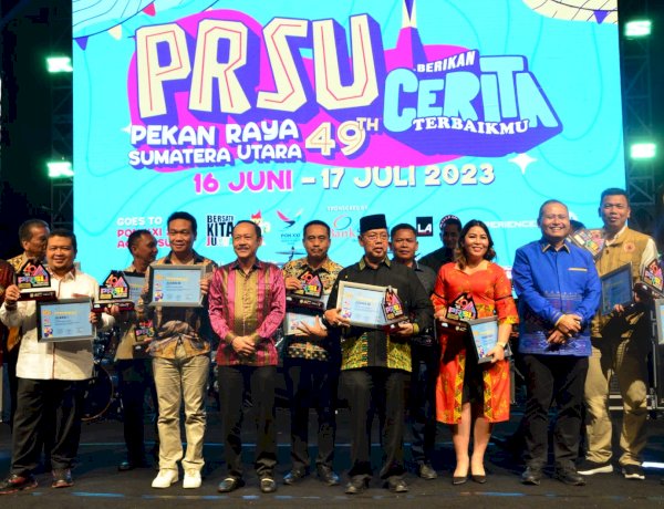 Padangsidimpuan Raih Juara 3 Kesenian Daerah Terbaik PRSU Tahun 2023.