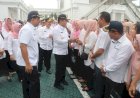 Pj Gubernur Sumut Hassanudin Pimpin Apel Perdana Kerjakan Amanah yang diberikan dan Lanjutkan yang Sudah Baik