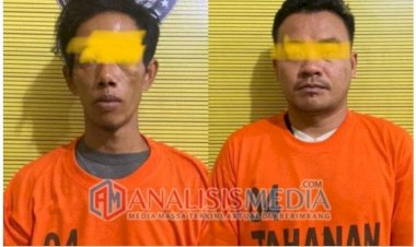 Dua Orang Tersangka Pelaku Narkotika Jenis Sabu Ditangkap Satresnarkoba Polres Binjai