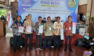 Rakercab DPC PERADI Kota Medan 2023 Dihadiri Dewan Pakar, Dewan Pengawas, Dan Dewan Kehormatan