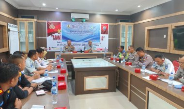 Satlantas Polres Serdang Bedagai, Rapat Koordinasi,”Focus Group Forum Komunikasi Lalu Lintas.”