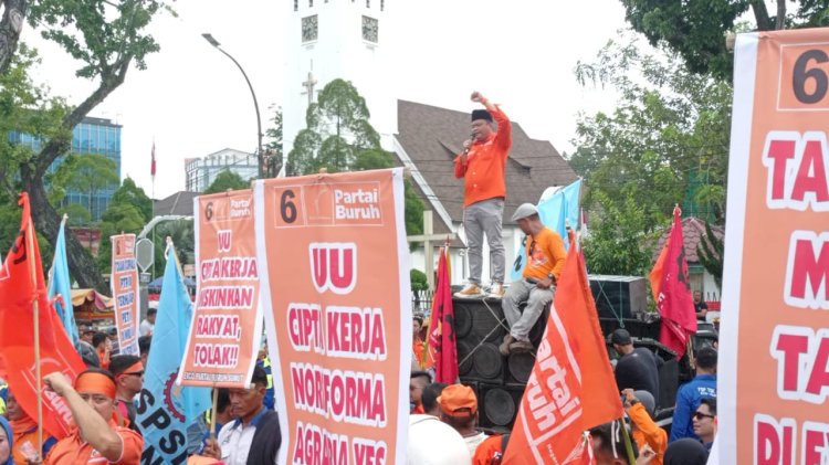 Tuntut Kenaikan Upah 15 %, Partai Buruh dan Serikat Buruh Sumut Akan Demo Gubsu 