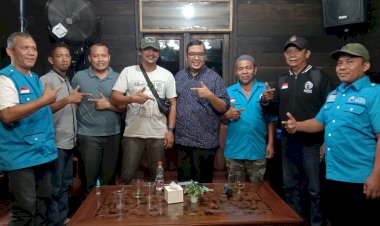 Menuju DPR-RI, M Hafez Adakan Silaturahim dengan Media Center dan Masyarakat