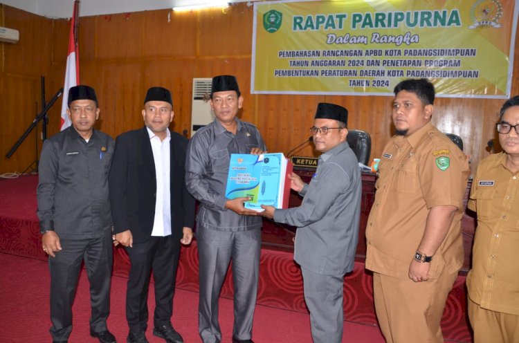 Rapat Paripurna Penyampaian Nota Keuangan Rancangan APBD TA. 2024