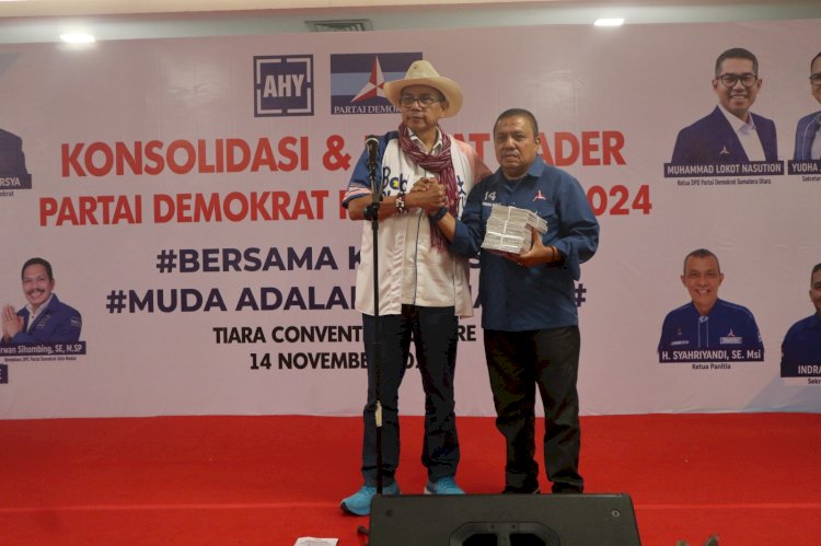 Hadirkan Anggota Komisi III DPR RI Hinca Panjaitan, Konsolidasi dan Diklat Kader DPC Partai Demokrat Kota Medan Berjalan Lancar