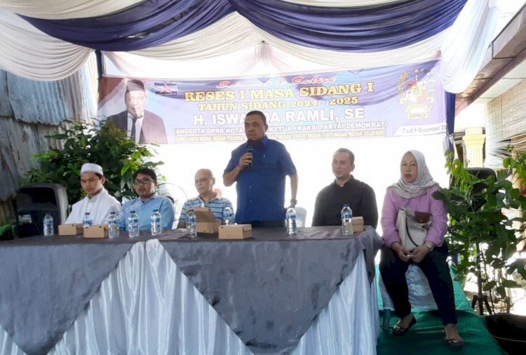 Anggota DPRD Kota Medan Fraksi Demokrat Iswanda Ramli, Gelar Reses I dan Pemeriksaan Kesehatan Gratis