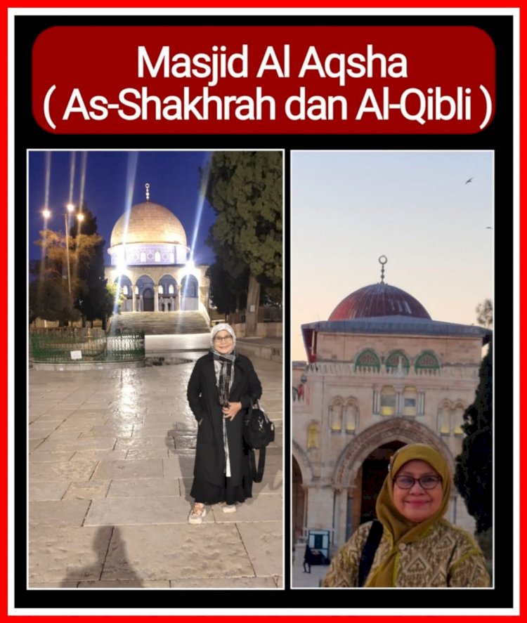 Sekretaris Bidang Sosben MUI SU Menembus Gerbang Masjid Aqsa untuk Sholat Tahajjud