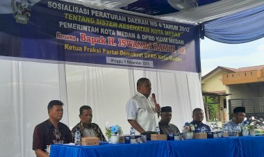 Masyarakat Antusias Sampaikan Aspirasi dalam Pelaksanaan Sosialisasi Perda No. 4 Tahun 2012 Tentang Sistem Kesehatan Kota Medan