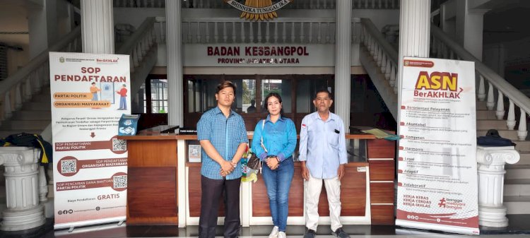 DPP Garda Nusantara Madani Sumut Resmi Daftar ke Kesbangpol, Irena Sinaga dan Dodi Rikardo Sembiring Tegaskan Komitmen Perjuangkan Suara Rakyat