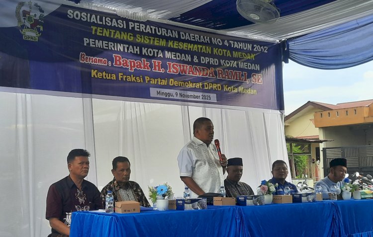 Masyarakat Antusias Sampaikan Aspirasi dalam Pelaksanaan Sosialisasi Perda No. 4 Tahun 2012 Tentang Sistem Kesehatan Kota Medan