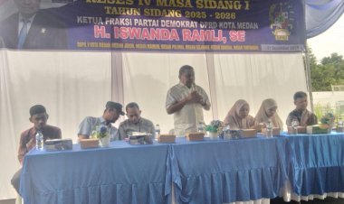 Reses Ke-2 di Jalan Sei Padang Medan, Iswanda Ramli Kawal Langsung Warga Besok ke Dinas Catatan Sipil