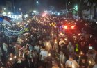 Hujan Turun Tak Mengurangi Antusias, Lebih dari 7 Ribu Peserta Pawai Obor Sambut Ramadan 1447 H