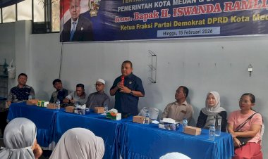 Iswanda Ramli Sosialisasikan Perda No 4 Tahun 2012 tentang Sistem Kesehatan, Tekankan Program UHC Pemko Medan