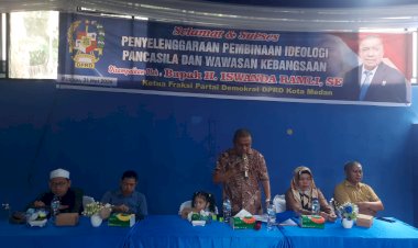 Iswanda Ramli Gelar Pembinaan Ideologi Pancasila dan Wawasan Kebangsaan di Jalan Garuda Gang Langgar