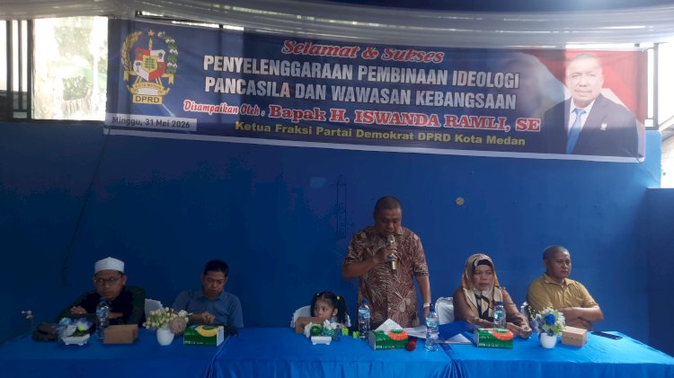 Iswanda Ramli Gelar Pembinaan Ideologi Pancasila dan Wawasan Kebangsaan di Jalan Garuda Gang Langgar