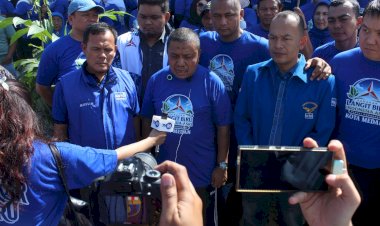 DPC Partai Demokrat Kota Medan Gelar Gerakan Indonesia ASRI Langit Biru di Danau Laguna, Tanam 500 Pohon dan Tebar 2.000 Benih Ikan