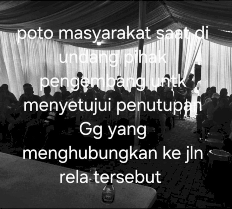 Dugaan Penutupan Fasum dan Dugaan Pemberian Uang kepada Warga Disorot, Adi Warman Lubis Desak Pemko Medan Bertindak Tegas