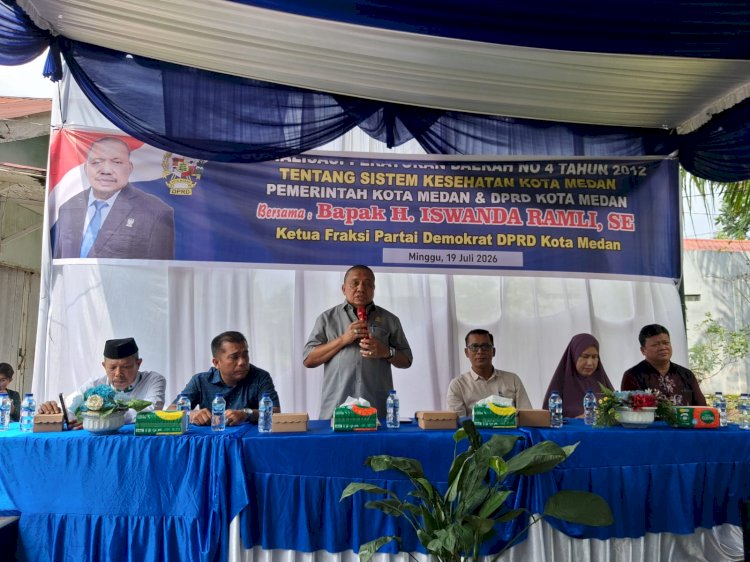 Dorong Peningkatan Layanan Kesehatan, Iswanda Ramli Gelar Sosperda di Jalan Antariksa Gang Keluarga